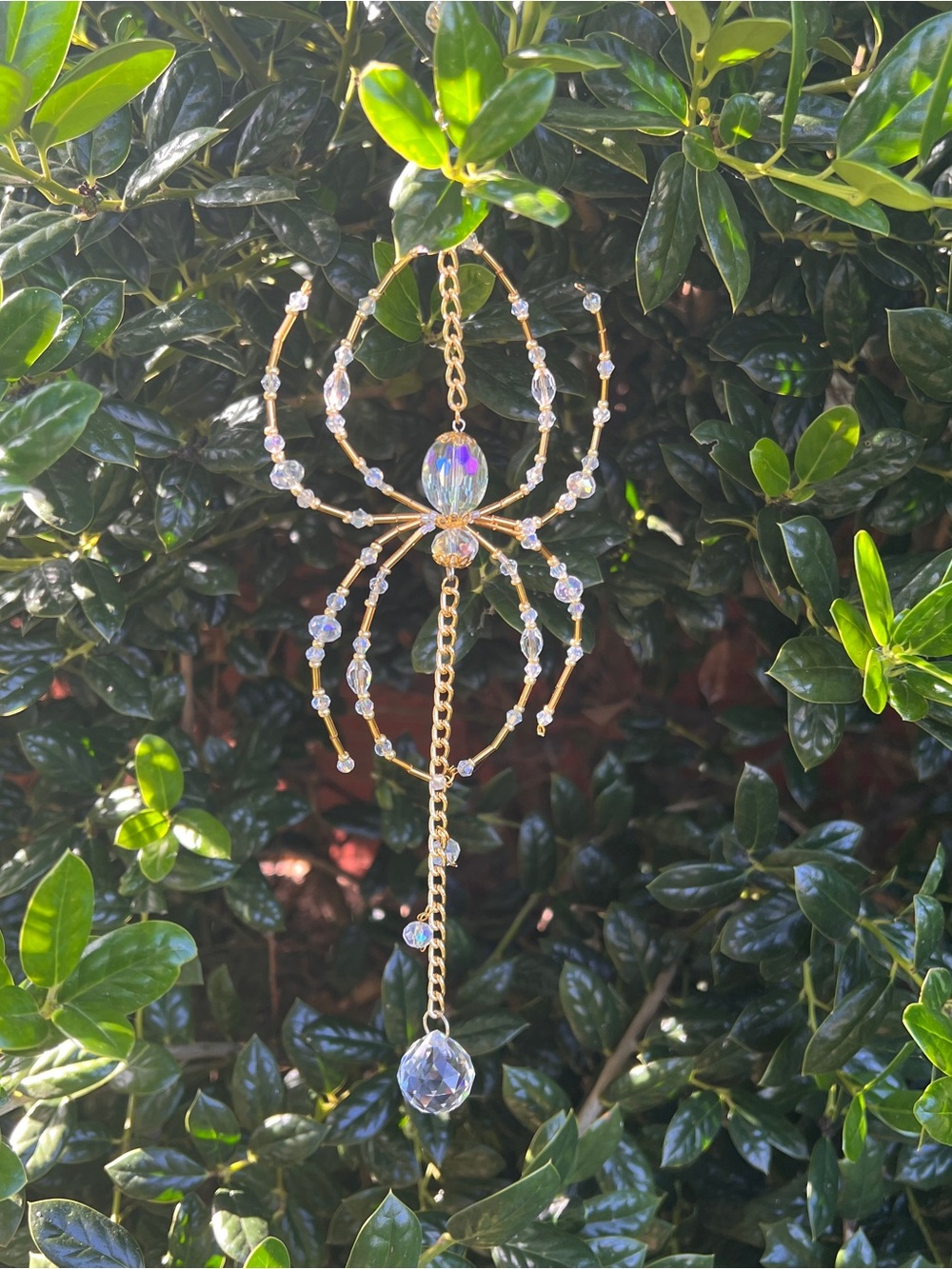Handcrafted spider Beaded Pendant sun catchers - Picture 6 of 6